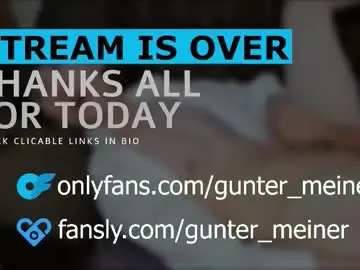 guntermeiner from chaturbate