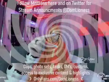 Chaturbate Sex Cam of domlioness