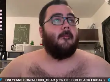 Chaturbate Live Sex of alexxxbear