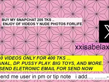 Chaturbate Adult Webcam of xxisabelaxxx