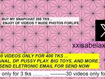 Chaturbate Nude Webcam of xxisabelaxxx