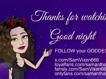 Chaturbate Sex Chat of samanthavixen