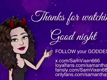 samanthavixen from chaturbate