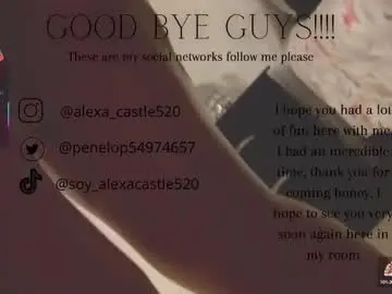 Chaturbate Live Sex Cam of alexalovecastle1