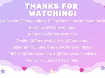Chaturbate Adult Webcams of cherryvonfairy
