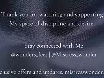 Chaturbate Free Porn Cam of wonders_feet