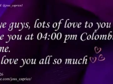 Chaturbate Sex Chat of joss_caprice