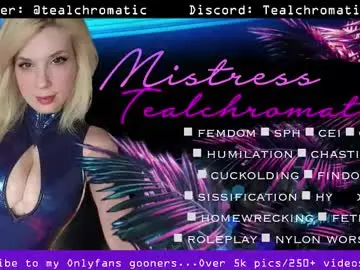 Chaturbate Adult Webcams of tealchromatic