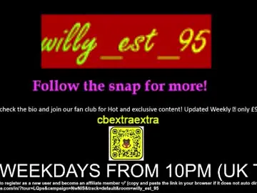 Chaturbate Adult Webcams of willy_est_95