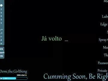 Chaturbate Live Porn of demi_the_girlthing