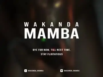 Chaturbate Live Porn of wakanda_mamba