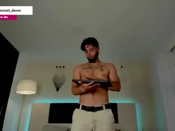 Chaturbate Sex Cam of mattdevon