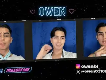 Chaturbate Best live sex cam show of owenblue__