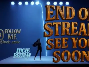 Chaturbate Best live sex cam show of lucie_beltran