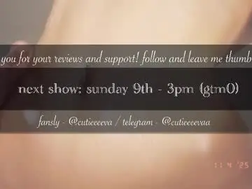 Chaturbate Live Sex of cutieeeeva